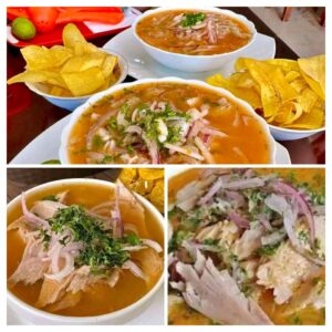 Encebollado de pescado albacora
