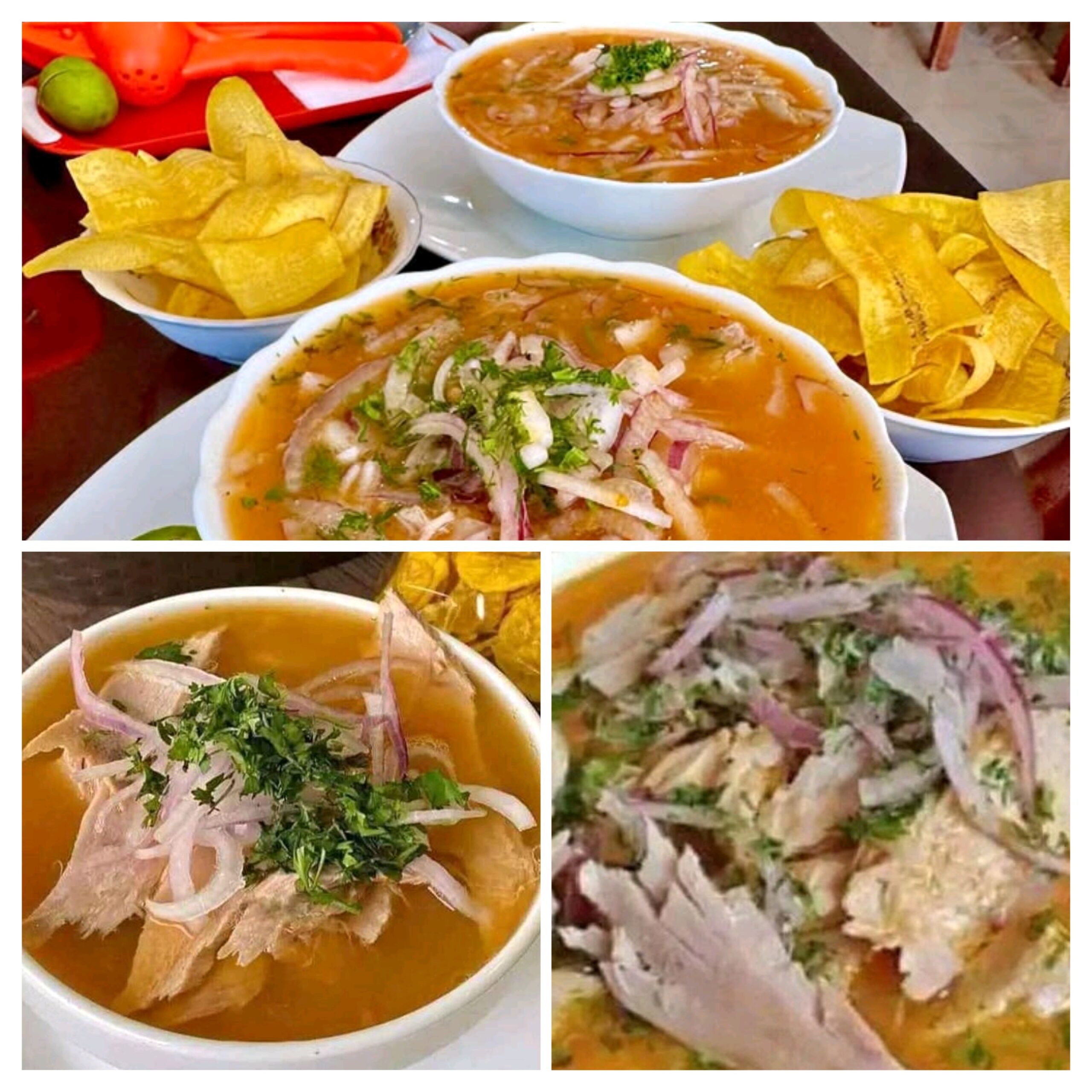Encebollado de pescado albacora
