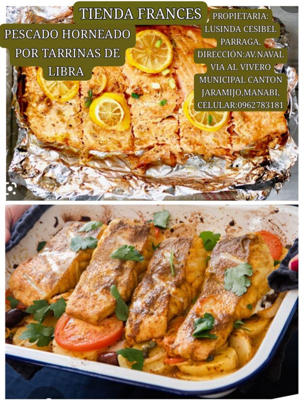 Pescado horneado en aceite