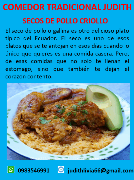 Secos de gallina criolla