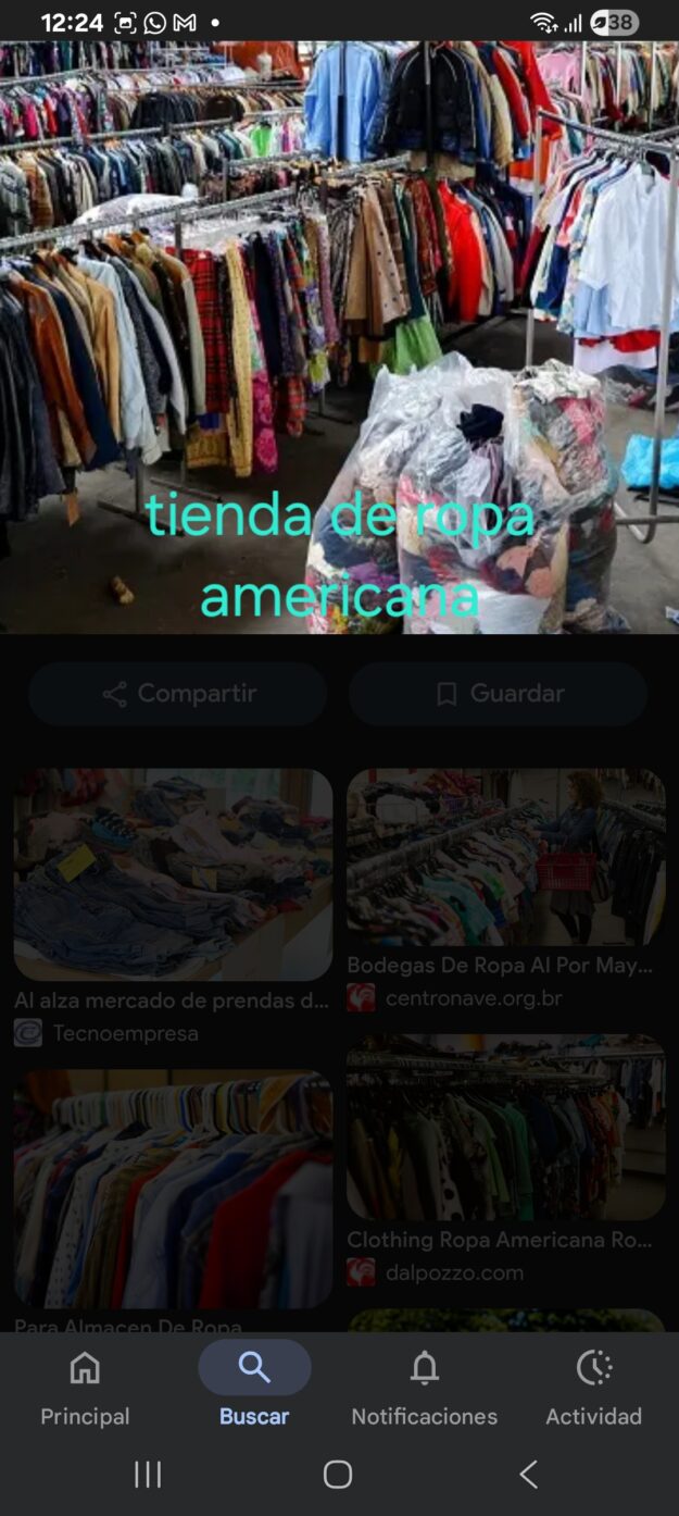 Tienda de ropa americana