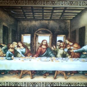 Cuadro de la cena con Resina epĂłxica