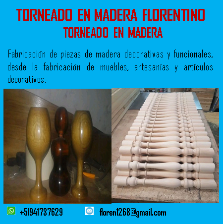 Torneado en madera