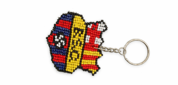 Llavero barcelona en mullos