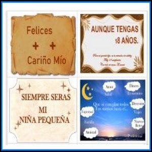 Regalos para 18 AƱeros