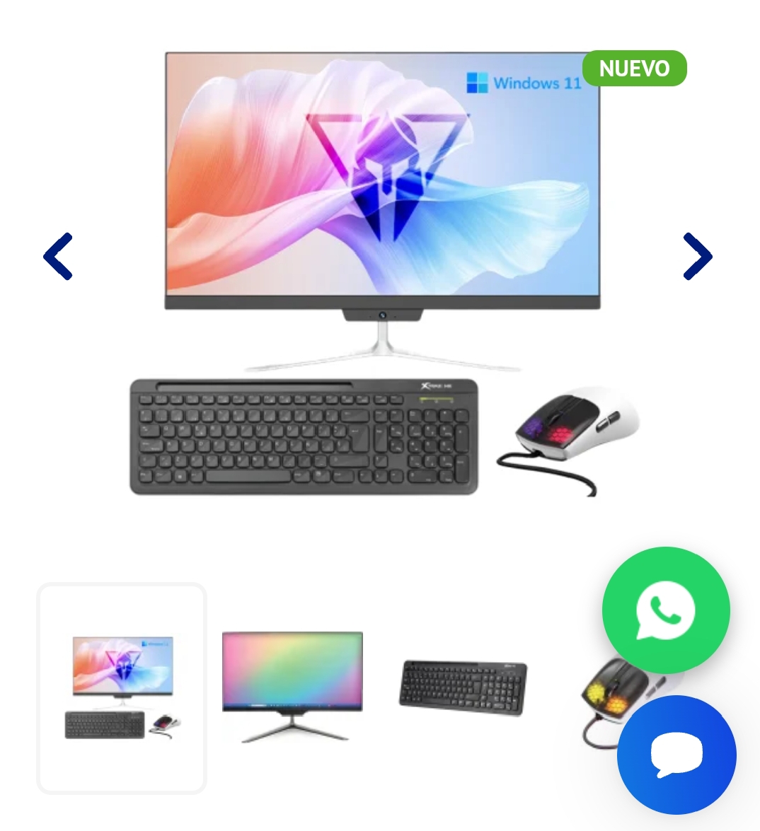 Computadora todo en 1 de 23.8 pulgadas