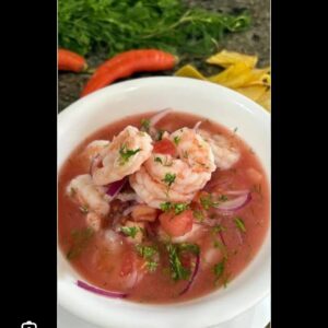 Ceviche de camarón