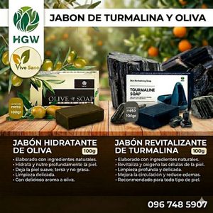 Jabón Turmalina y Oliva
