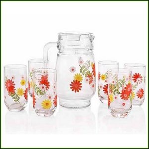 Vasos con jarra