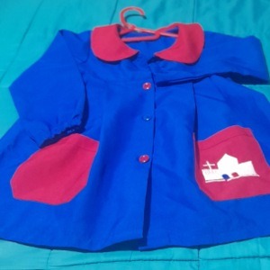 Mandil para niños de 3 a 5 años.